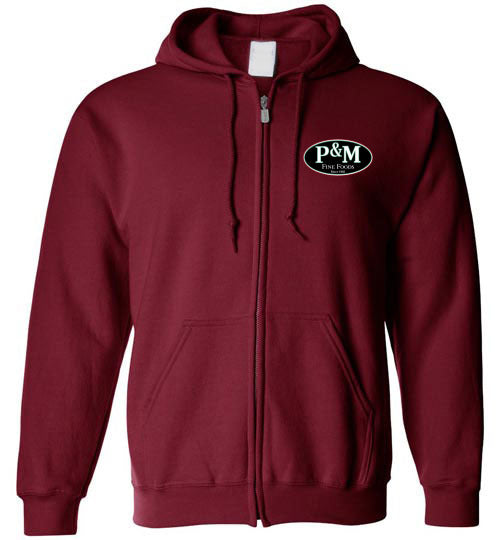 P&M Zip Up Hoodie (Color)