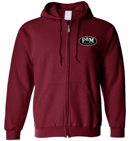 P&M Zip Up Hoodie (Color)