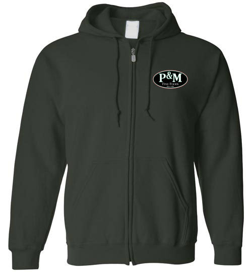 P&M Zip Up Hoodie (Color)