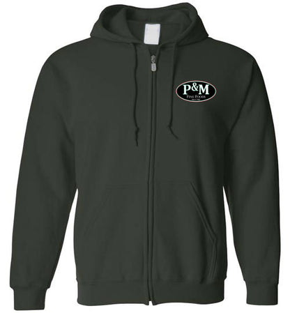 P&M Zip Up Hoodie (Color)