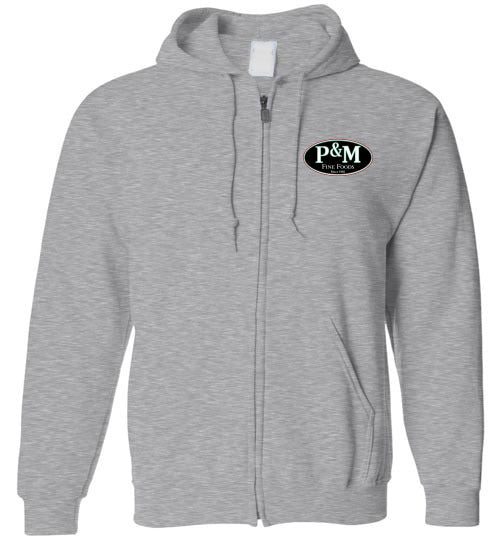 P&M Zip Up Hoodie (Color)