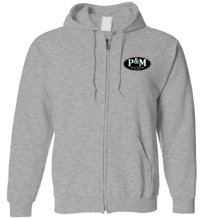 P&M Zip Up Hoodie (Color)